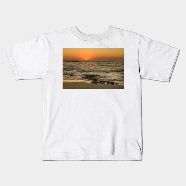 Timor Sunrise 01 Kids T-Shirt by fotoWerner